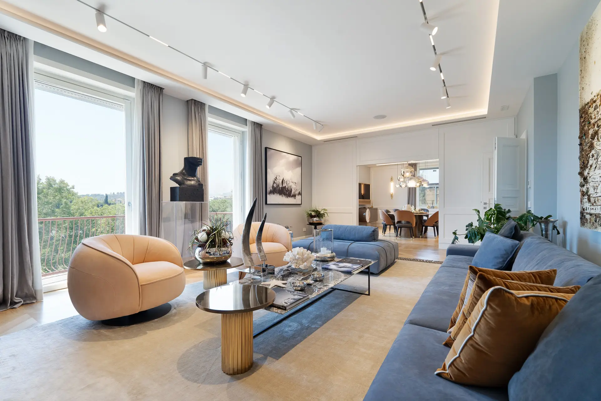 luxury apartment in Rome Flaminio